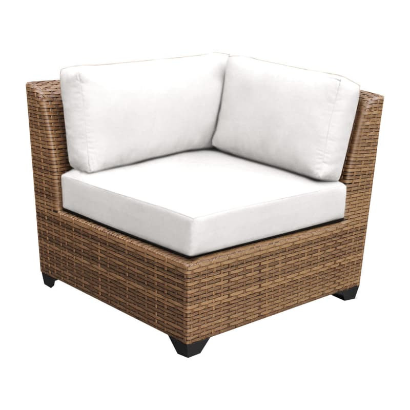 Delacora TKC-DPF-CHA025BCSDB Laguna Outdoor Pack of Two 35 Inch Wide Aluminum Fr White Outdoor Furni | Build.com, Inc.