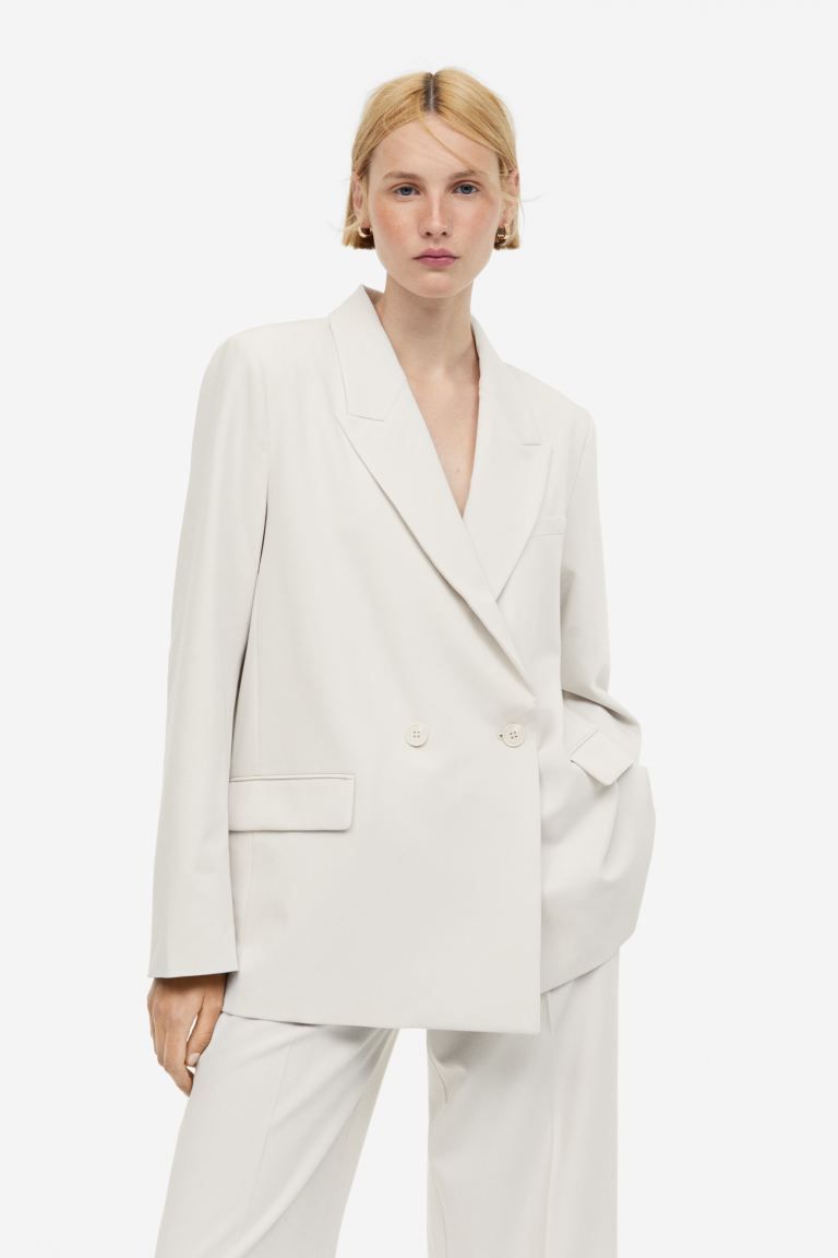 Double-breasted blazer | H&M (UK, MY, IN, SG, PH, TW, HK)