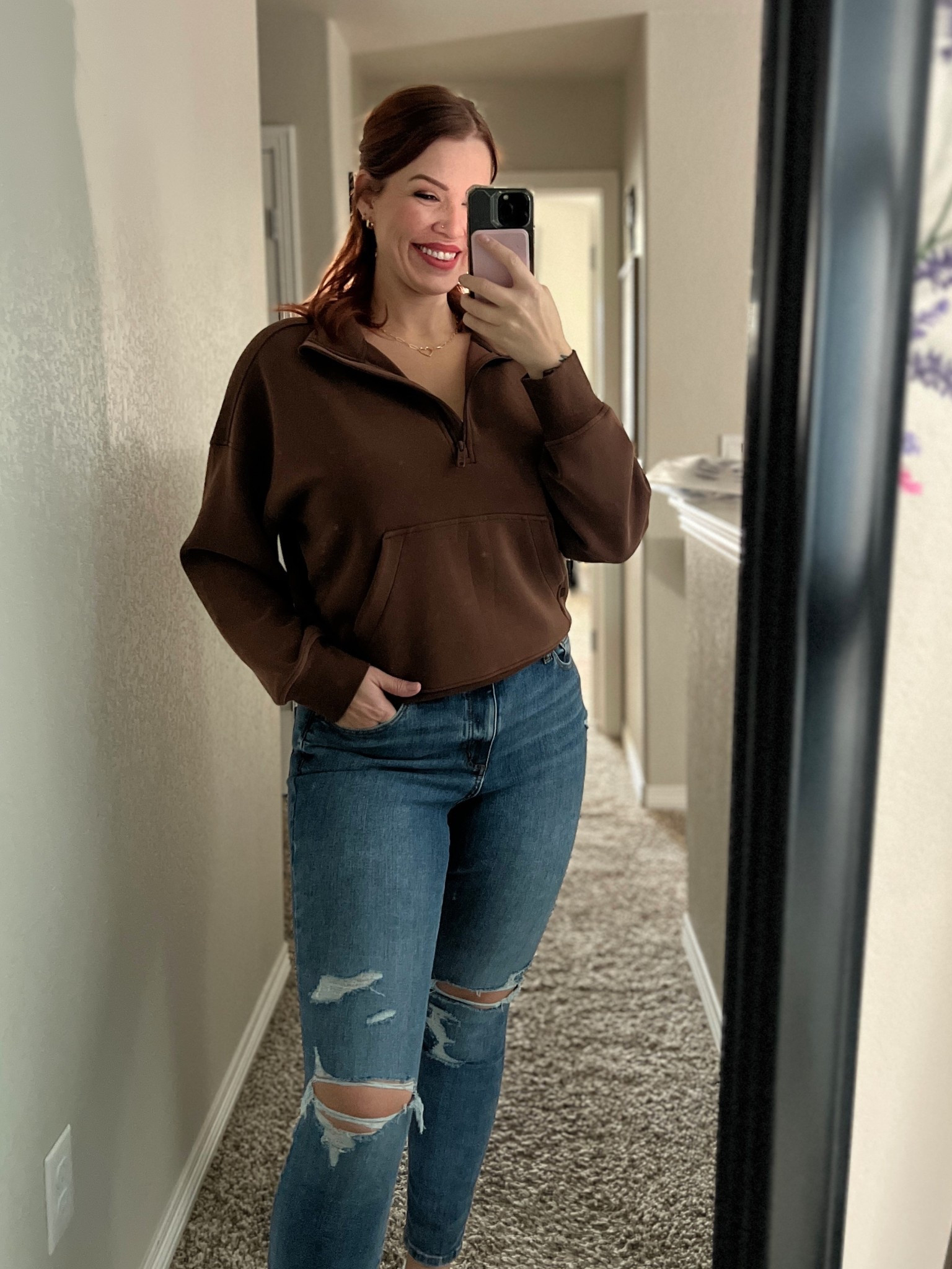 I love this half zip jacket from Amazon! Perfect for those cooler spring mornings 🩷 
I’m wearing a large 

#LTKSeasonal #LTKFindsUnder50 #LTKMidsize