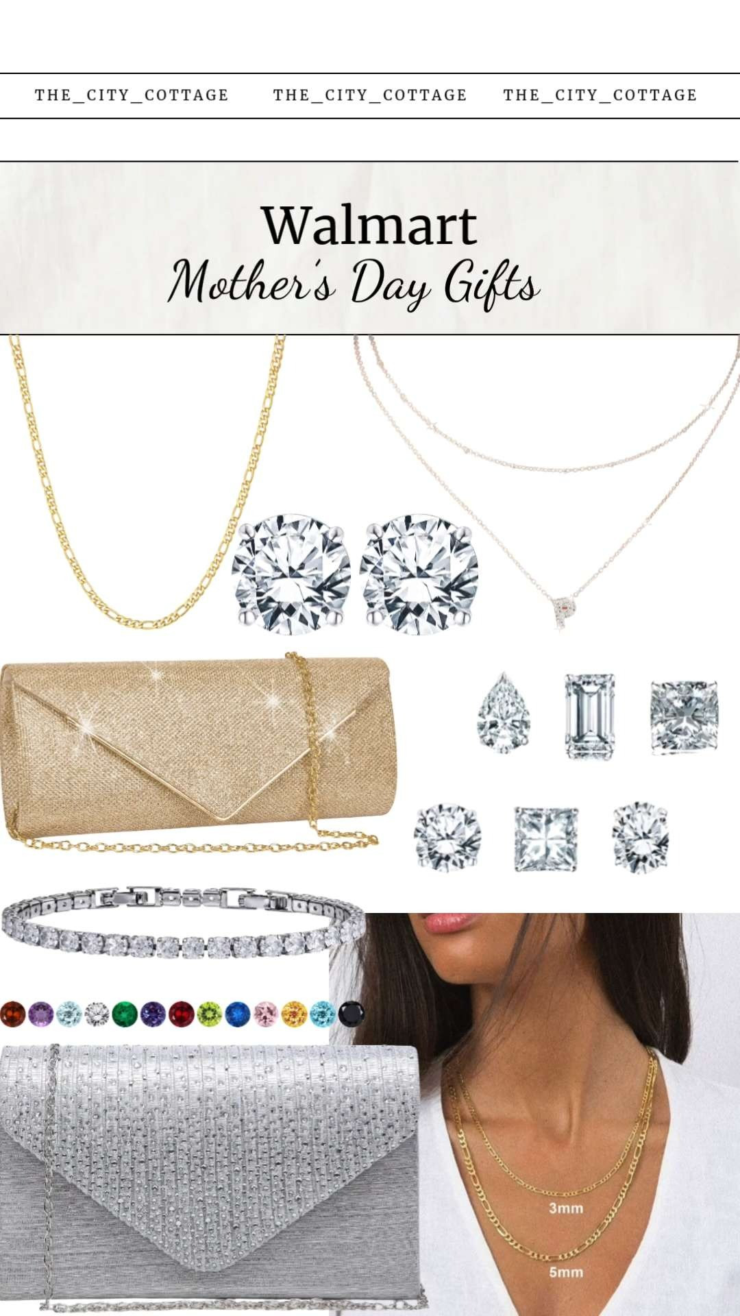 The prettiest Mother’s Day gift ideas that look luxe without the price tag 💝✨ Walmart jewelry + accessories are seriously underrated right now…

Think classic moissanite studs, a timeless tennis bracelet, personalized initial necklaces, and elegant infinity pieces she’ll wear every single day 🤍 Add a chic clutch or everyday bag for the perfect “put together” moment—whether it’s brunch, date night, or vacation.

These are the kind of gifts that feel thoughtful, elevated, and so special—without overspending. Perfect for moms, grandmas, or any woman in your life you want to celebrate 🌸

#LTKGiftGuide #LTKStyle #LTKFinds #MothersDayGifts #MothersDayIdeas #GiftForMom #JewelryGifts #AffordableLuxury #DaintyJewelry #EverydayJewelry #GoldJewelry #WalmartFinds #WalmartFashion #GiftIdeasForHer #PersonalizedJewelry #ClassicStyle #TimelessJewelry #ItGirlStyle #ChicAccessories #LuxuryForLess 

 #LTKMothersDay #LTKselfcare #LTKWedding