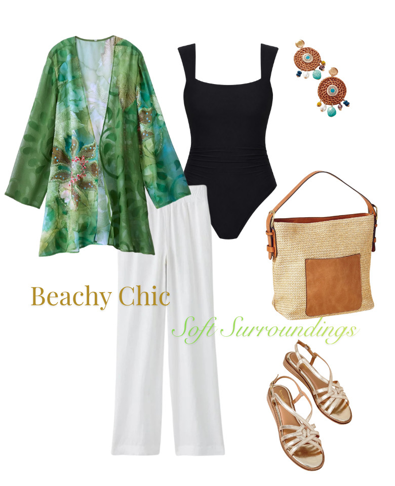 Beachy chic with @soft_surroundings #ad #sponsored 

 #LTKSwim