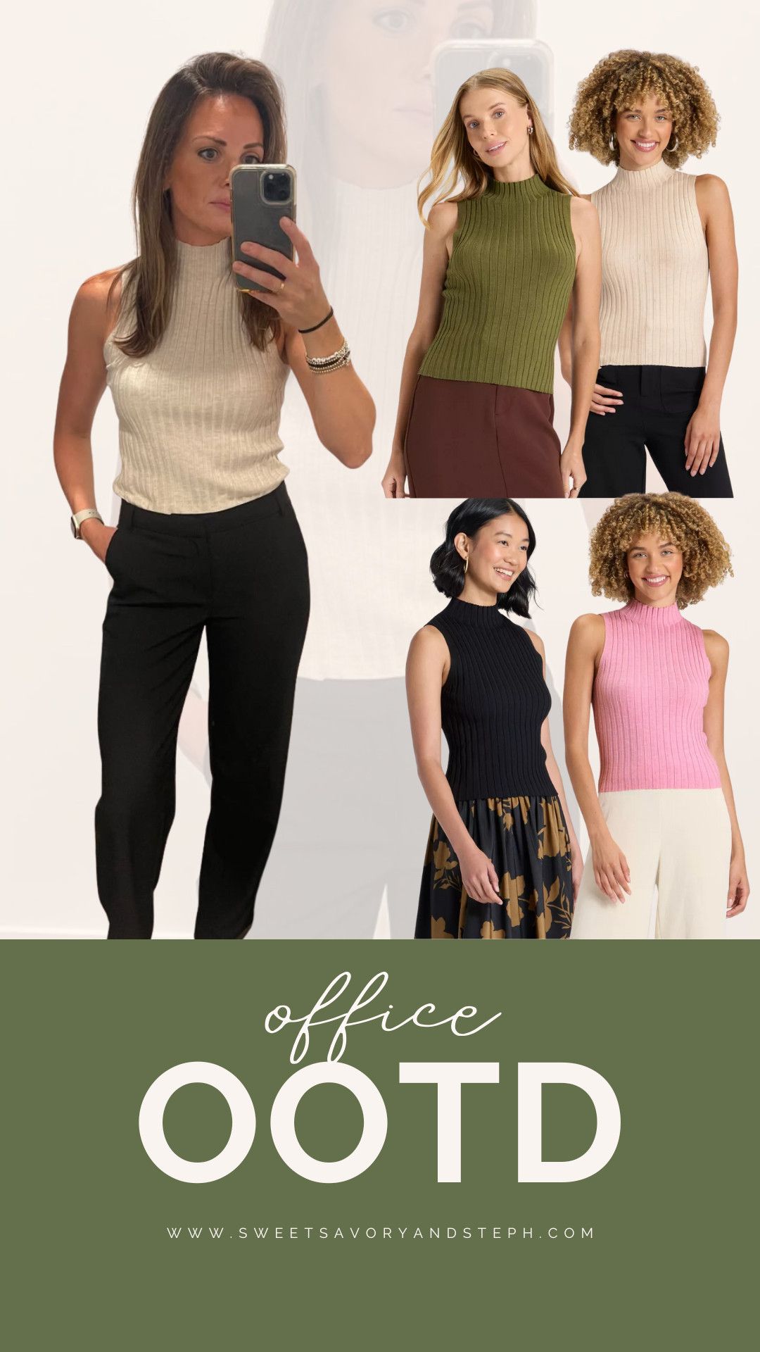 Office OOTD. New sweater tank from Target. Workwear outfit inspo, fall outfit inspo, Target clothes finds 

 #LTKSeasonal #LTKWorkwear #LTKFamily