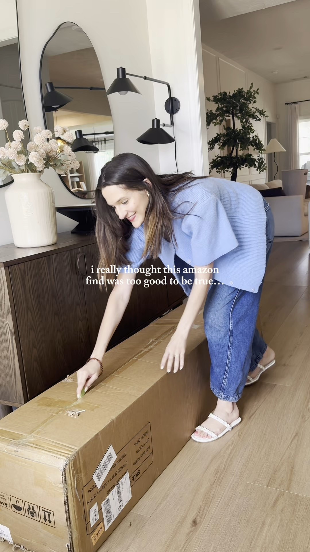 New console table from amazon that’s under $200 and a beautifullll dark wood tone!!

#LTKHome