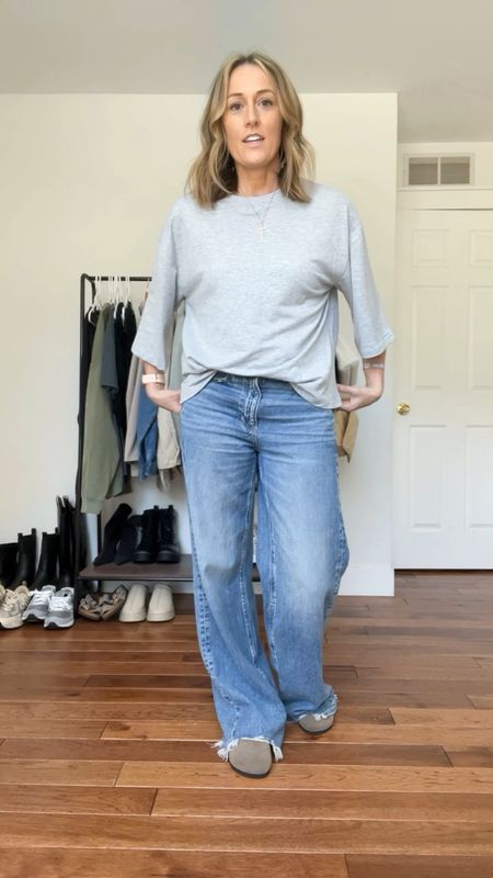 Everyday tee. Everyday outfits. Easy outfits. Easy outfit ideas. Neutral basics. Spring outfit. Spring outfit idea. Summer outfit. Summer outfit idea. Casual outfits. Basic mom outfit. Casual outfit idea. Casual outfit. Everyday outfit. Mom outfit. Basic t-shirt. Basic tee. Wide leg jeans. Baggy jeans. 90’s jeans. Clogs.

#LTKFindsUnder50 #LTKSeasonal #LTKFindsUnder100