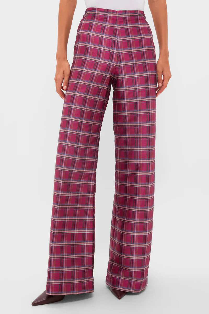 Berry Tartan Scarlett Pants | Tuckernuck (US)