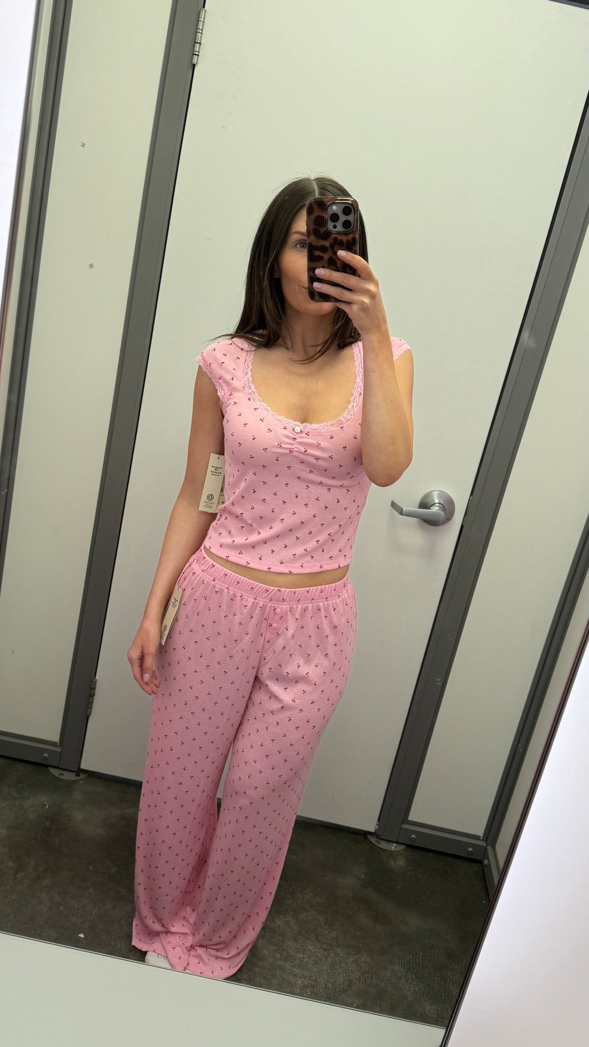 Pointelle pajama set
Walmart no boundaries