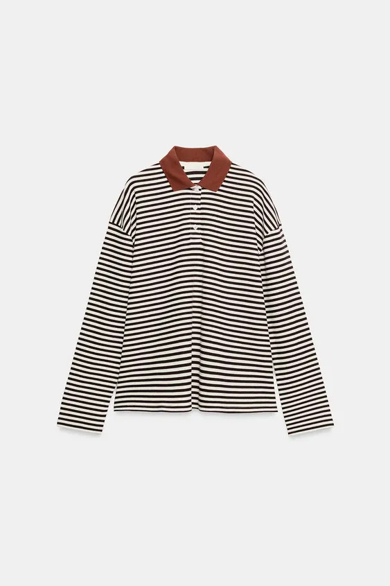 STRIPED POLO SHIRT | Zara UK