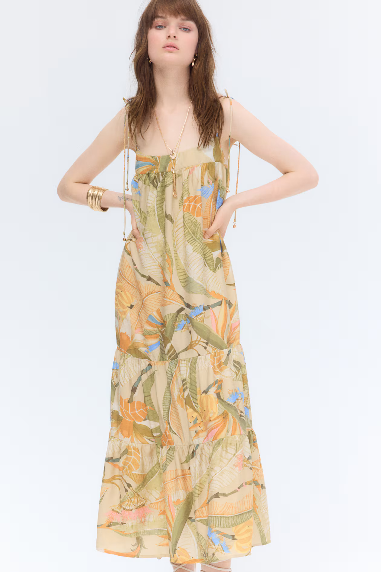 Tie-Strap Maxi Dress | H&M (US + CA)