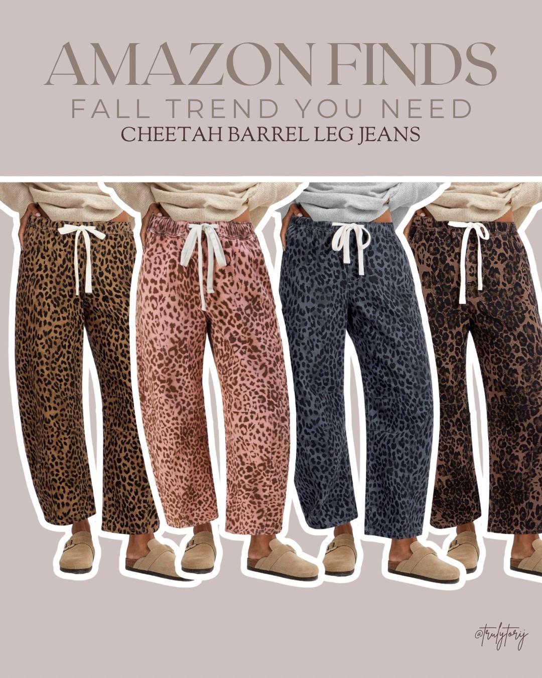 AMAZON FIND OF THE DAY! 🐆🤎 Say PANTS to shop! 

These leopard print wide leg sweatpants are giving cozy girl fall fashion in the BEST way! I love that they make a basic sweatshirt outfit instantly look more fun and put together. 😍

Perfect for lounging, running errands, traveling, or embracing your inner leopard-print-loving girl this fall! 😂🐆

Amazon leopard sweatpants, leopard print pants, wide leg sweatpants, Amazon fall fashion, comfy travel outfit, women's lounge pants, trendy Amazon finds, cozy fall outfits

#AmazonFashion #AmazonFinds #LeopardPrint #FallFashion #ComfyStyle

#LTKootd