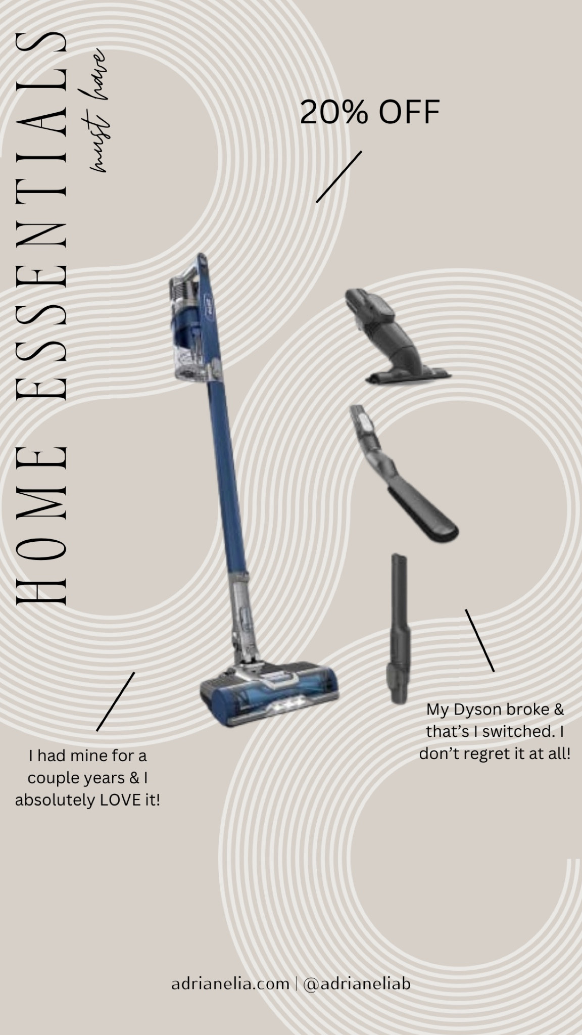 When my Dyson broke I knew it was time to become a Shark customer. I haven’t looked back. I had this for a few years & LOVE it! It cleans soo well & the battery lasts forever!!! It never runs out! 

#LTKGiftGuide #LTKHome #LTKSaleAlert