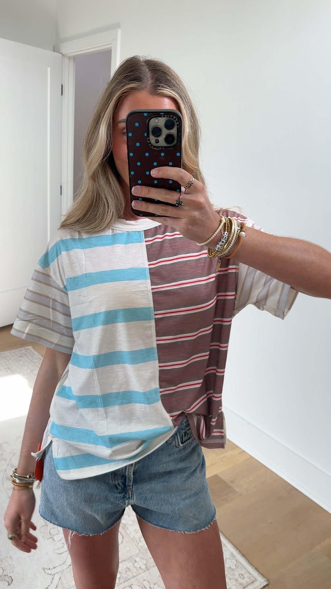 Amazon size small Tankaneo Womens Summer Striped Shirts Casual Color Block Short Sleeve Tops Loose Fit Crew Neck Tees

#LTKootd #LTKSaleAlert #LTKSeasonal