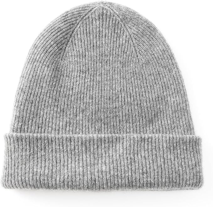 100% Pure Cashmere Dual-Layer Beanie for Women, Winter Thick Soft Warm Women's Ski Caps | Amazon (US)