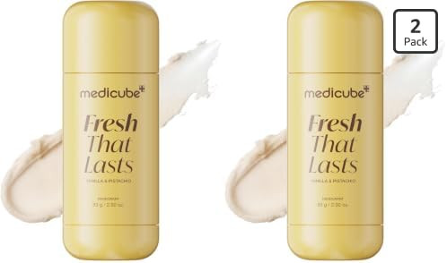 medicube Kojic Acid & Turmeric Aluminum-Free Deodorant for Women & Men (Pack of 2) | Amazon (US)