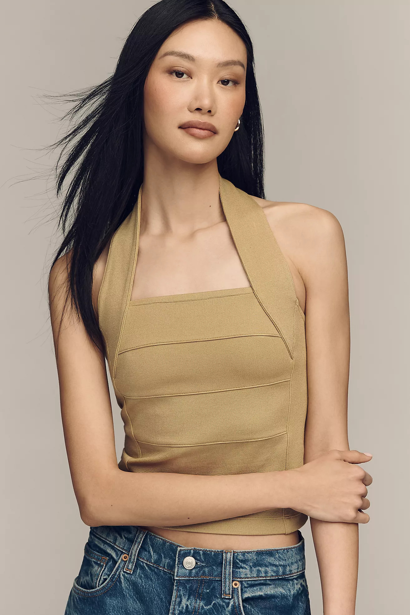 By Anthropologie Ponte Bandage Halter Top | Anthropologie (US)
