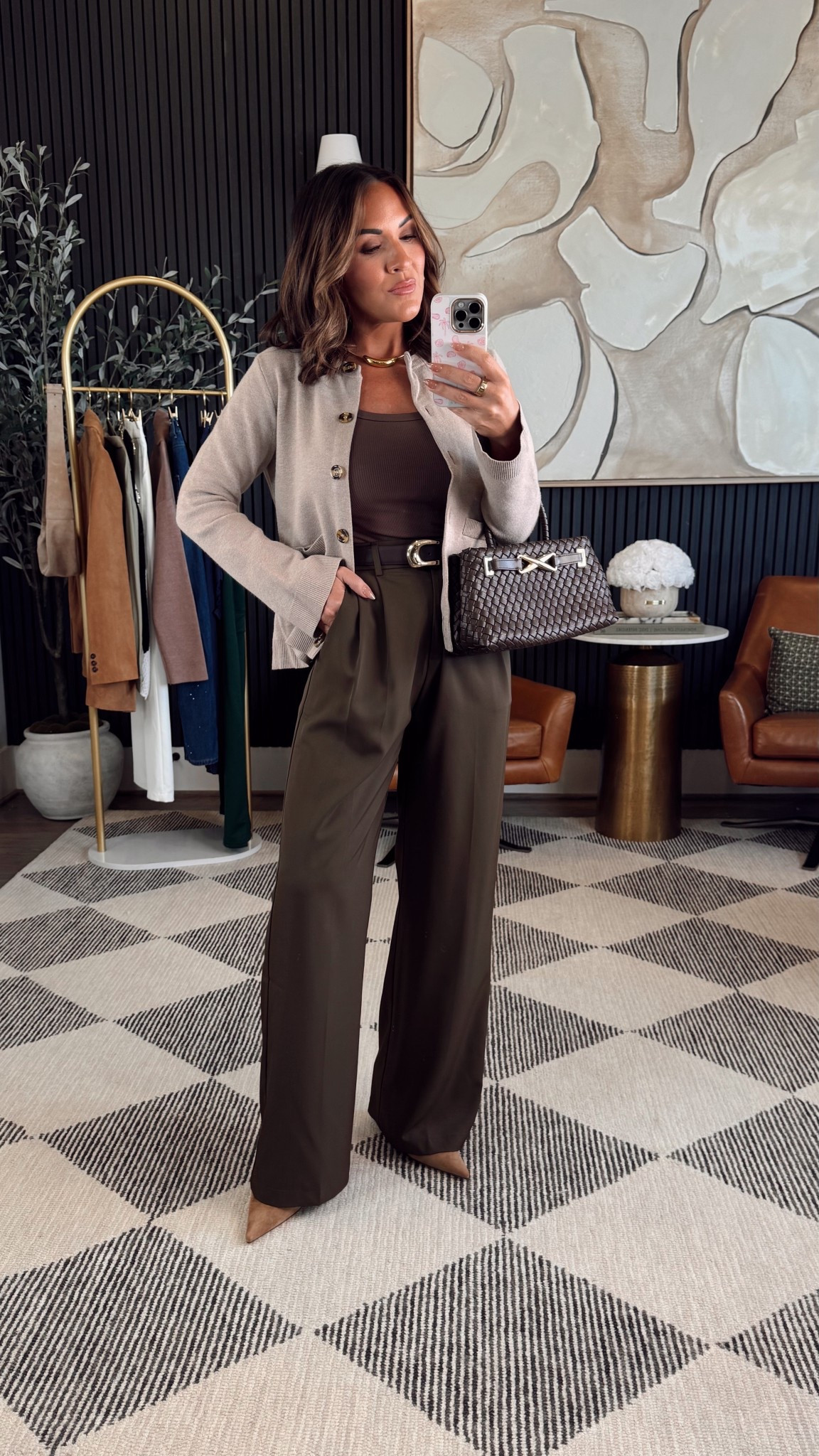 Fall workwear perfection 🍂

Everything about this look just works — the warm tones, the tailored fit, and that cozy cardigan moment. Amazon nailed it with these petite-friendly trousers (no awkward puddling here 🙌🏼) and the softest knit.

5’2” • 130lbs • 34DD • 25” waist
Wearing XS in top & XS long in pants

#affiliate #fallworkoutfit #petitestyle #AmazonFashion #workwear #fallfashion


#LTKOver40 #LTKWorkwear #LTKPetite