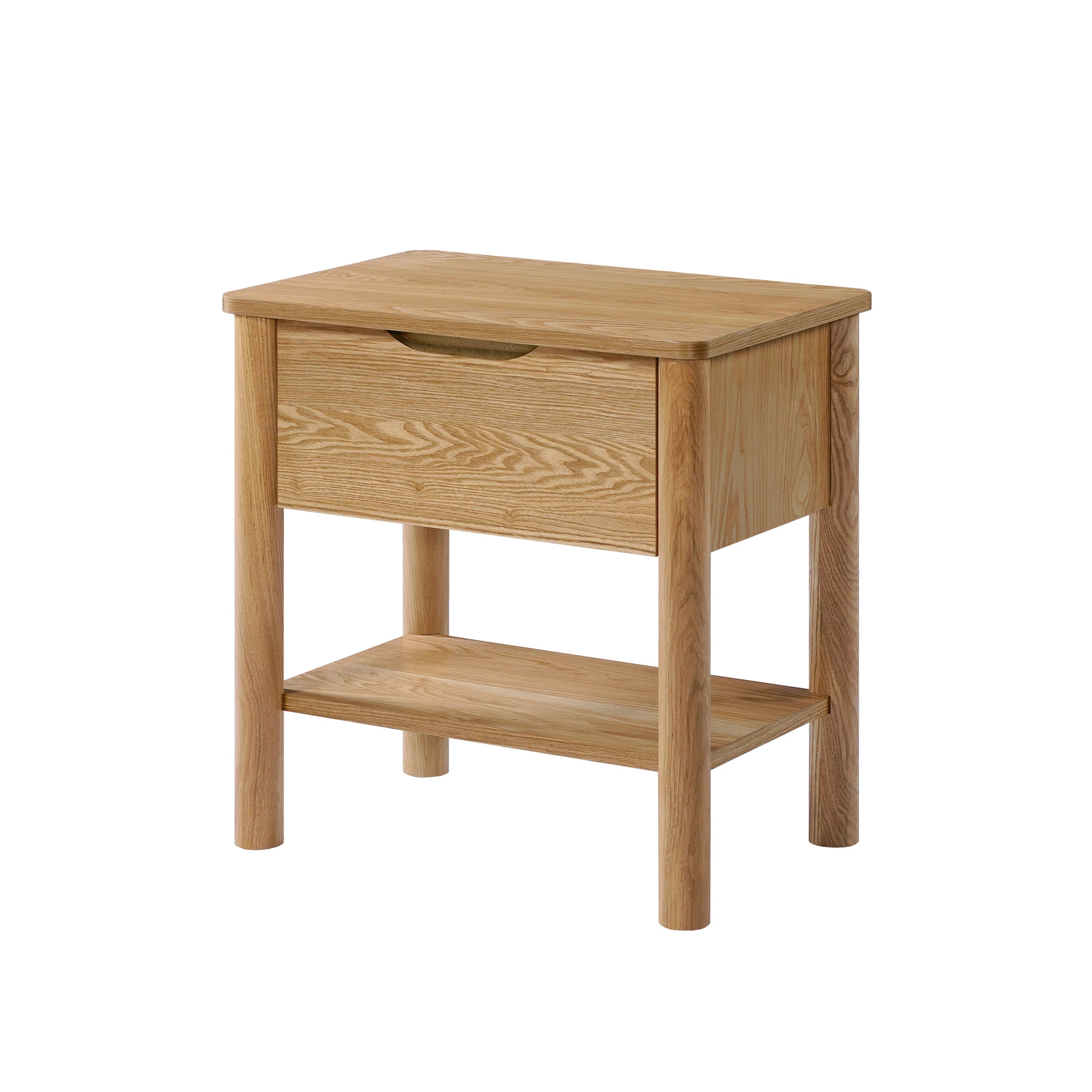 Ardin 1 Drawer Solid Wood Natural NightstandByAllModern | Wayfair North America