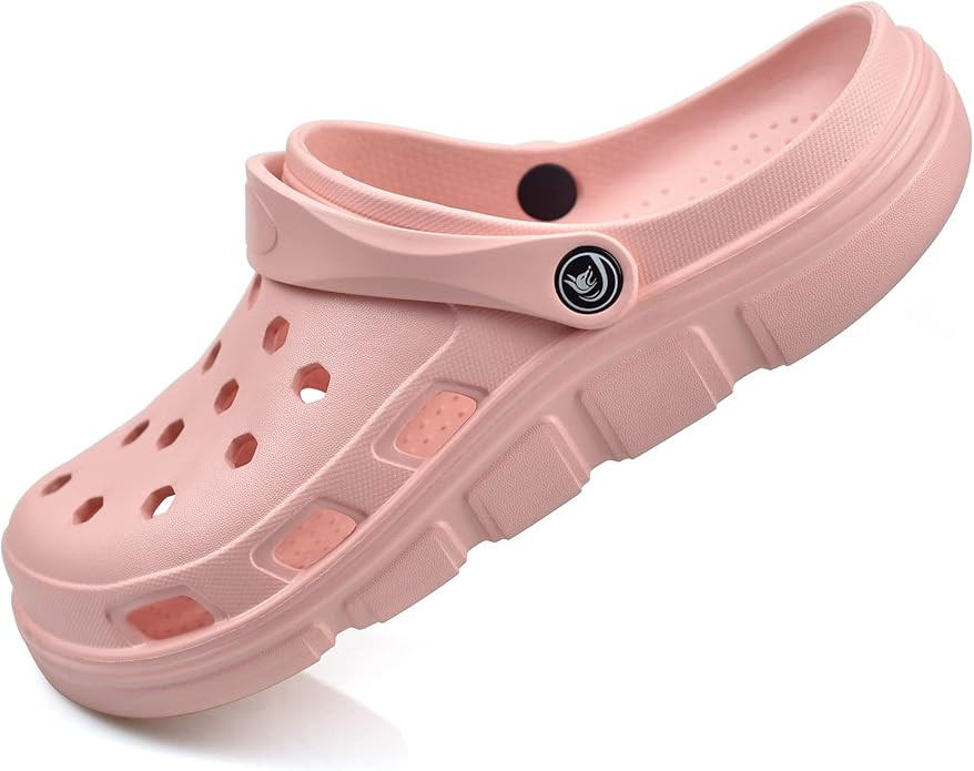 PIMIO Garden Clogs for Women and Men,Slip On Work Shoes with Arch Support,Womens Mens Quick-Dry W... | Amazon (US)