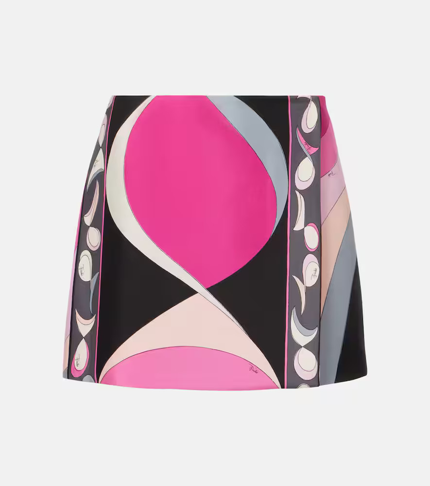 Pucci Pesci silk twill miniskirt | Mytheresa (US/CA)