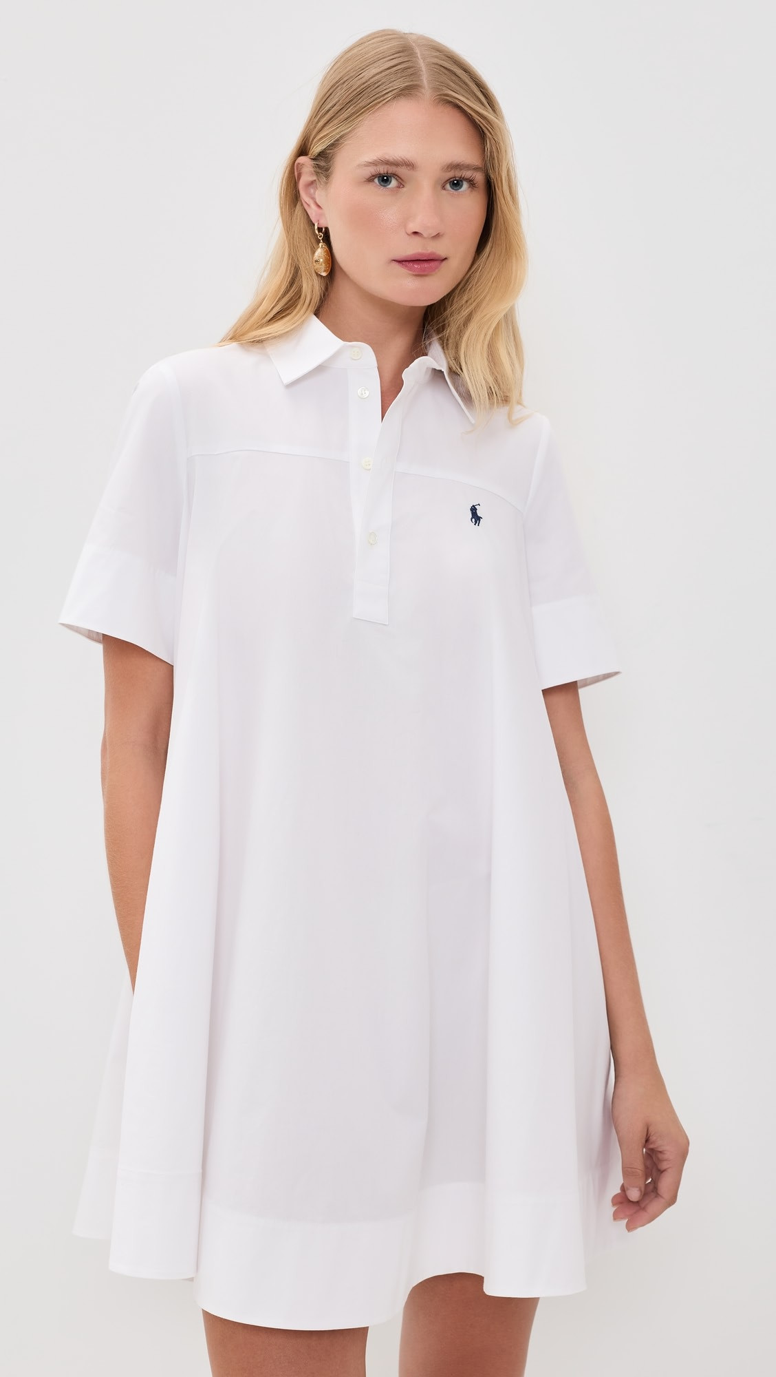 Super Poplin Collared Short Sleeve Dress | Shopbop
