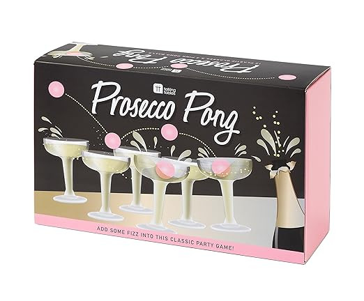 Talking Tables Prosecco Pong Drinking Party Game Includes Balls | Games for Bachelorette Party, G... | Amazon (US)