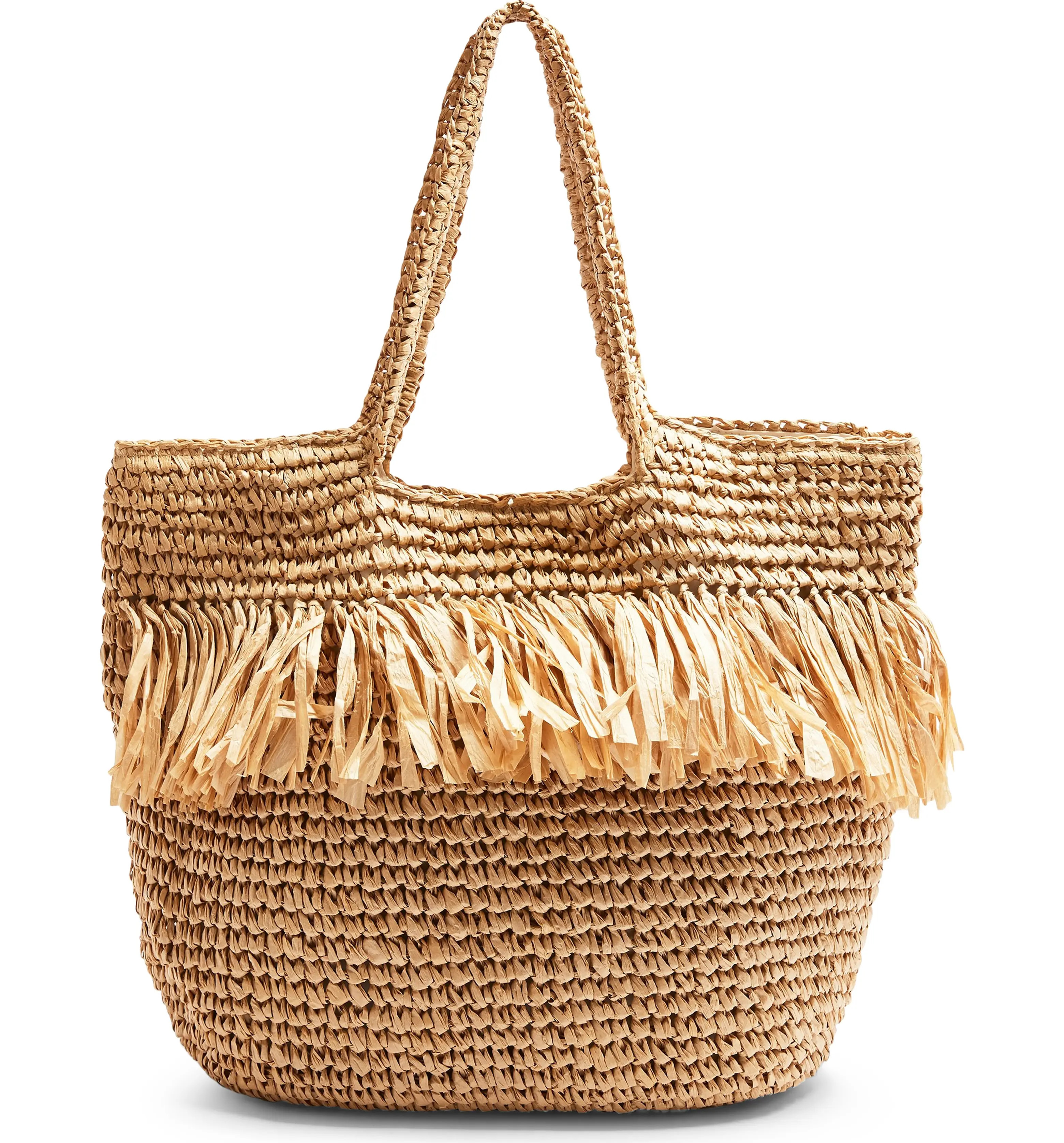 Fenn Fringe Straw Tote | Nordstrom