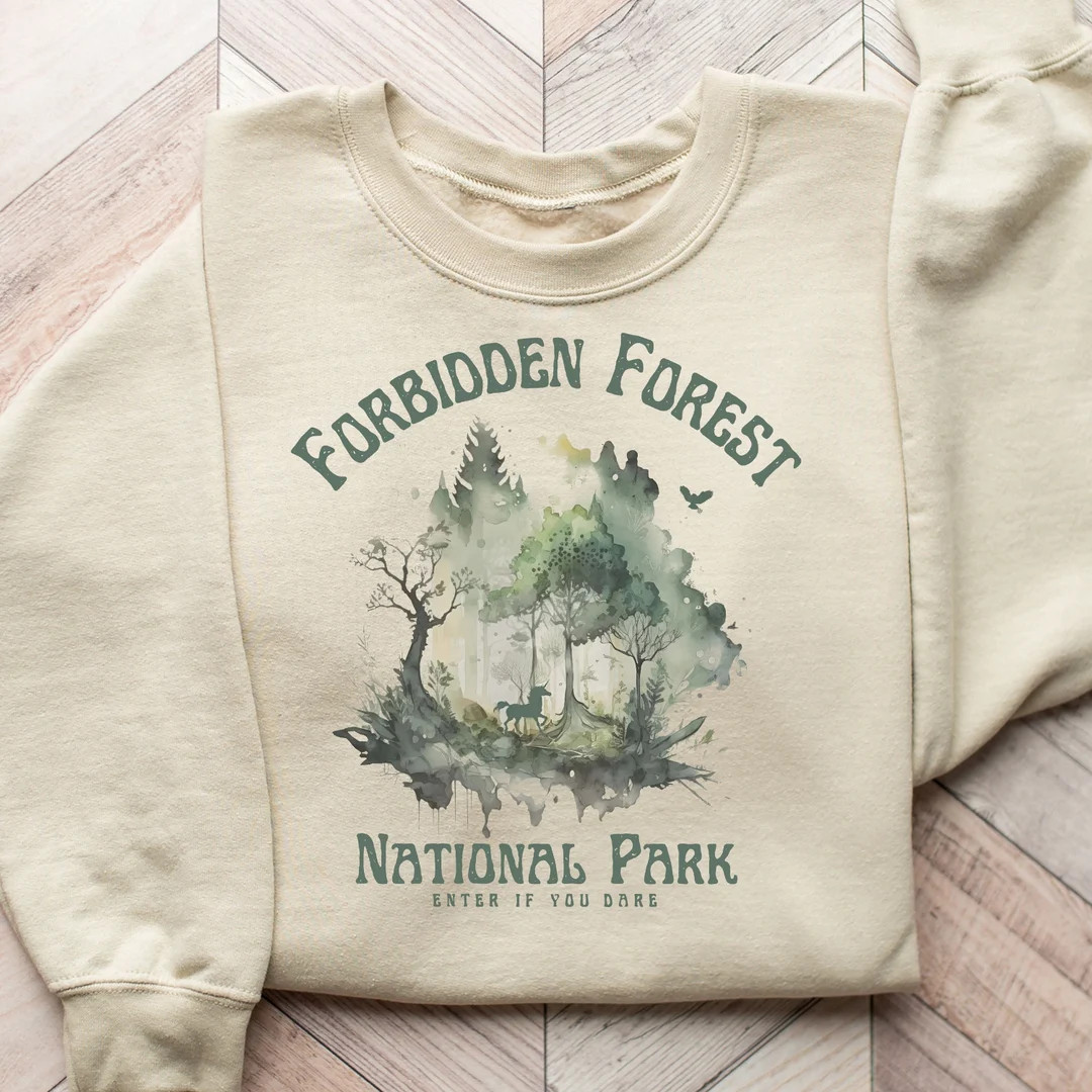 Forbidden Forest National Park Shirt, Forbidden Forest Sweatshirt, Wizarding World Tees, HP Inspi... | Etsy (US)