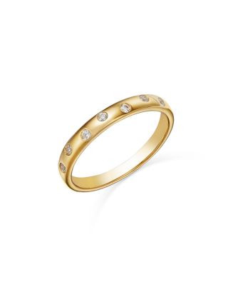 Diamond Band in 14K Yellow Gold, 0.10 tcw | Bloomingdale's (AU)