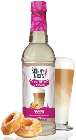Jordan’s Skinny Mixes Sugar Free Coffee Syrup, Glazed Donut Coffee Flavoring Syrup, Zero Calori... | Amazon (US)