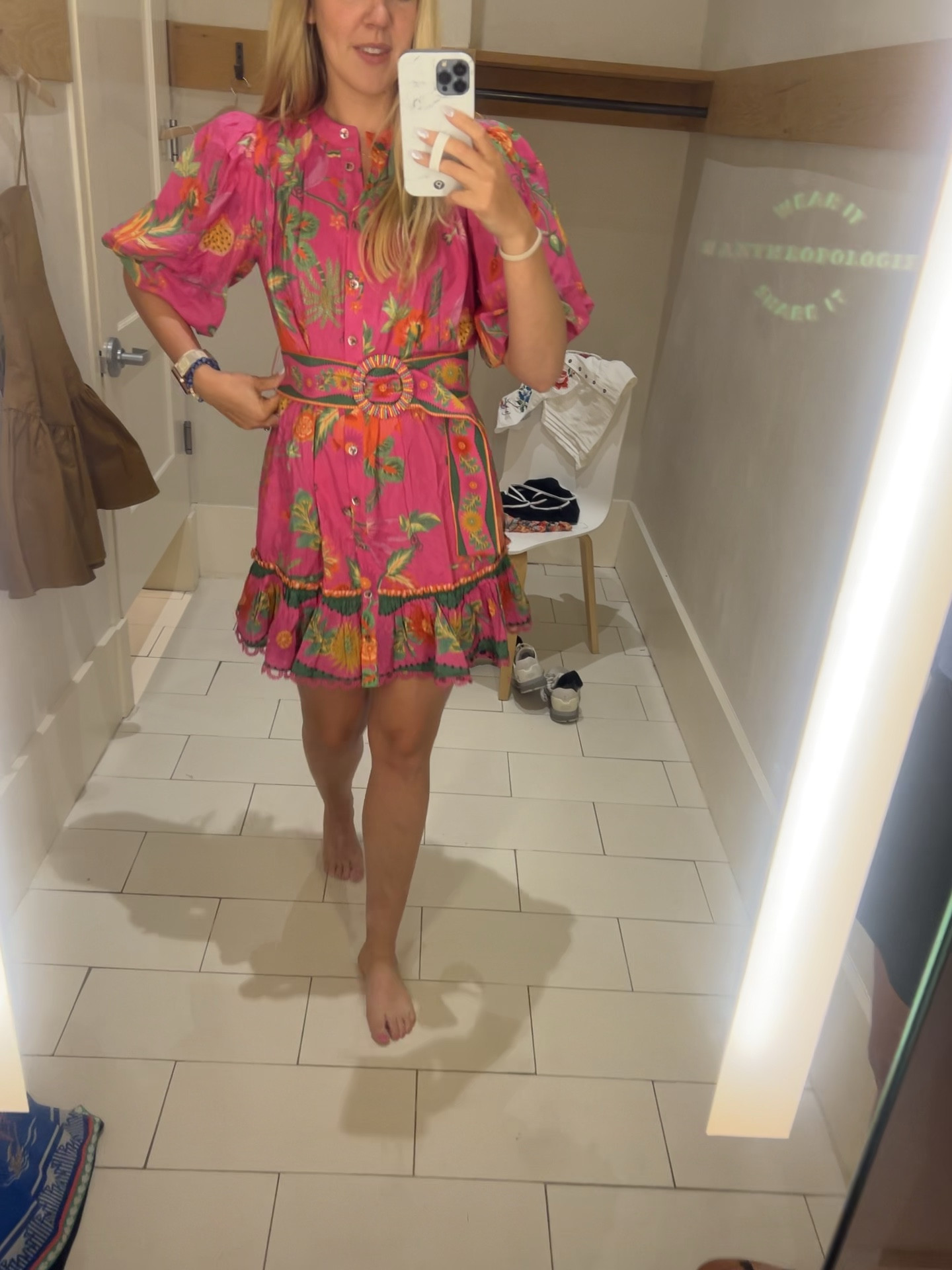 YALL! how cute is this farm Rio! I needed a Hawaiian dress for a theme night at a festival we’re going to and I feel like this is so perfect! Extremely flattering and thin material so not too hot for those summer days even with the slip underneath! The belt just ties it together perfectly! This was by FAR my fave find of my shopping spree for the day 🤗
#dresses #festival #summerdress#LTKFestival 

#LTKSeasonal #LTKTravel