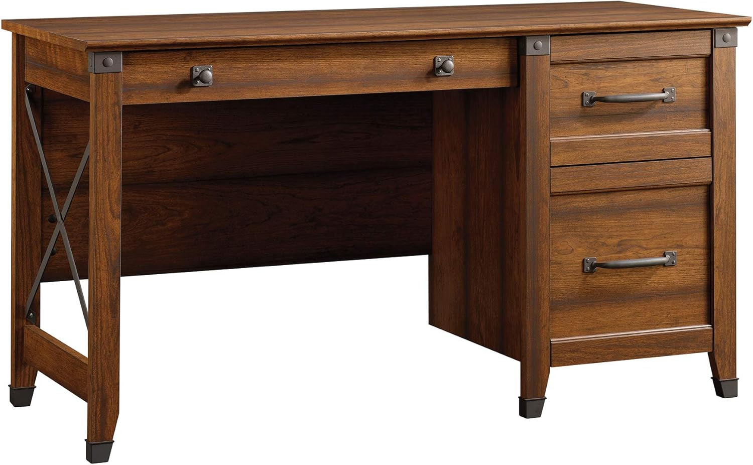 Sauder Carson Forge Desk, Washington Cherry finish | Amazon (US)