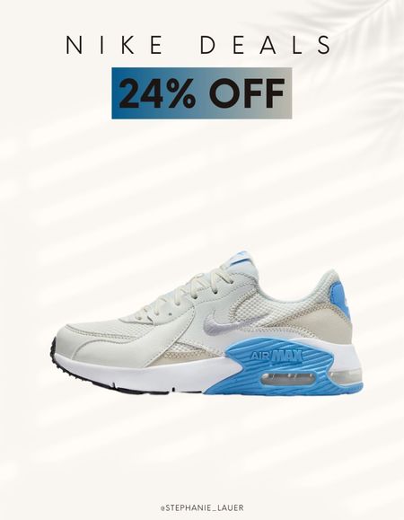 24% off on these Nike Air Max Excee
Women's Shoes

#LTKfindsunder100 #LTKshoecrush #LTKsalealert