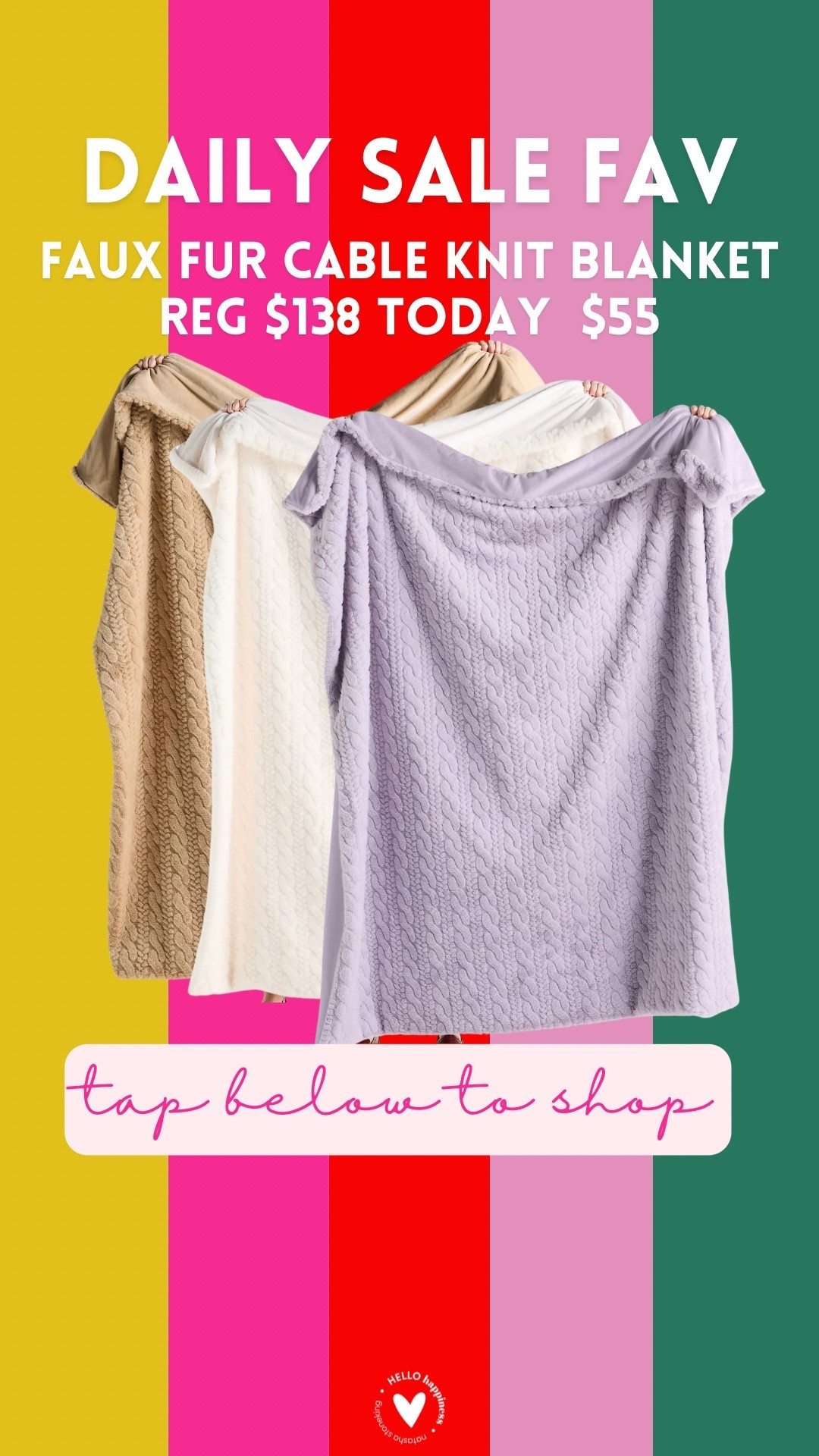 faux fur blankets to keep you warm!! 

#LTKFindsUnder100 #LTKSaleAlert #LTKHome