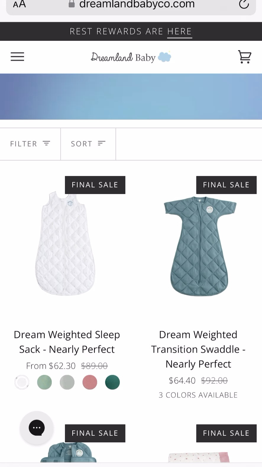 Dreamland Baby WAREHOUSE SALE happening now! Use my code CAMIMUNOZ to save and extra 15% off these already discounted products!! These are the best sleep sacks. We use the weighted swaddle sack and the weighted sleep sack. I also LOVE the bamboo pjs  

#LTKbaby #LTKfamily #LTKsalealert
