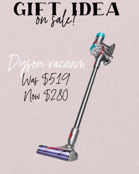 Dyson vacuum on sale! Gift idea 

#LTKsalealert #LTKHoliday #LTKGiftGuide
