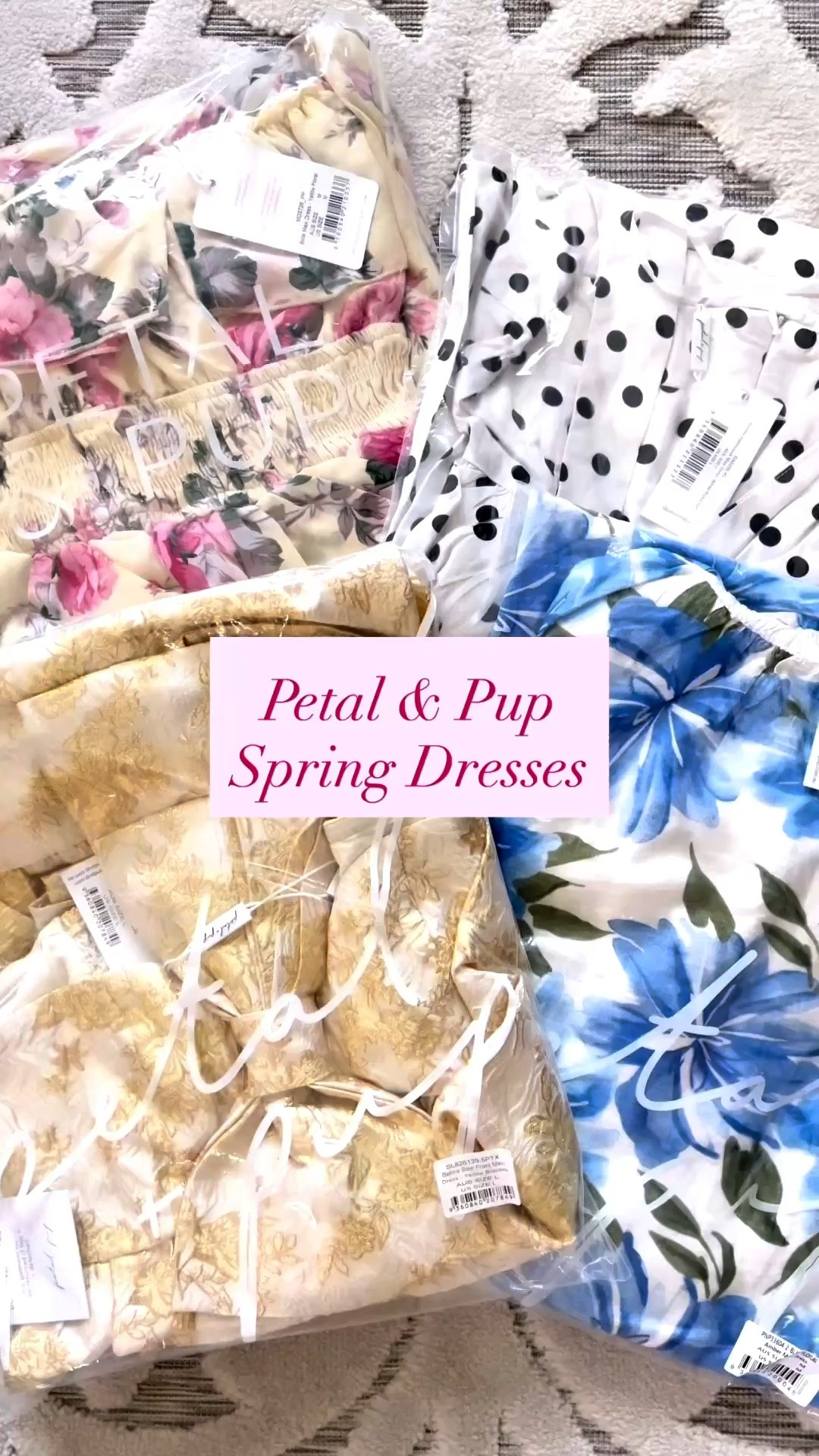 👗SPRING & SUMMER DRESSES: #ad Showing formal and vacation dresses! @petalandpup #petalandpup 


ONE SHOULDER GOLD MAXI DRESS:
🙌🏼This one shoulder adjustable strap maxi dress has the most beautiful bow attached. 
🙌🏼It features functional side pockets and a drop tiered a-line skirt design. Love the floral print and the gold metallic detail. 
🙌🏼Wearing a large. Zips up the back and the panels have a little stretch. I’m a 36B for chest reference.


TIERED RUFFLE MAXI DRESS:
🙌🏼It features a square neckline with tie close, thin straps with ruffle detail and a front cut out on the bust. This dress is sure to turn heads.
🙌🏼You can wear the ruffle straps on the shoulders or off the shoulders. Love the pull on design and elasticity of this dress. Not to mention, all of the tiers of flowy fabric!
🙌🏼Wearing a medium. Fits true to size. 
🙌🏼The perfect garden party dress that will look amazing when attending your next wedding.


POLKA DOT DRESS:
🫶🏻Loving this halterneck maxi dress. It beautifully highlights your shoulders. The length of the dress is perfect and it creates a chic silhouette as you move. 
🫶🏻It has functional side pockets, an inside lining and zips up the back. I’m wearing a large. There is NO STRETCH on the back panels. This is a tight fit for me. I’m a 36B chest. Fabric feels fantastic!



FLORAL MAXI DRESS: 
💙This floral maxi dress features a stunning blue floral print that’s perfect for spring and summer. It has a classic round neckline and wide tie shoulder straps. It’s comfortable, relaxed and flows beautifully with every step. Love that it has an inside lining too.
💙Very oversized. I’m wearing a medium. I definitely could have fit in the small or maybe the xsmall. Definitely size down one size from your normal size.


#LTKSeasonal #LTKOver40 #LTKWedding #LTKMothersDay #LTKTravel #LTKgrwm #LTKootd #LTKMidsize #LTKSwim #LTKFestival
