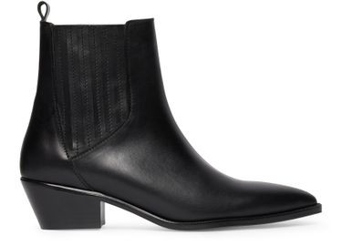 Leather cowboy ankle boots | 24S US