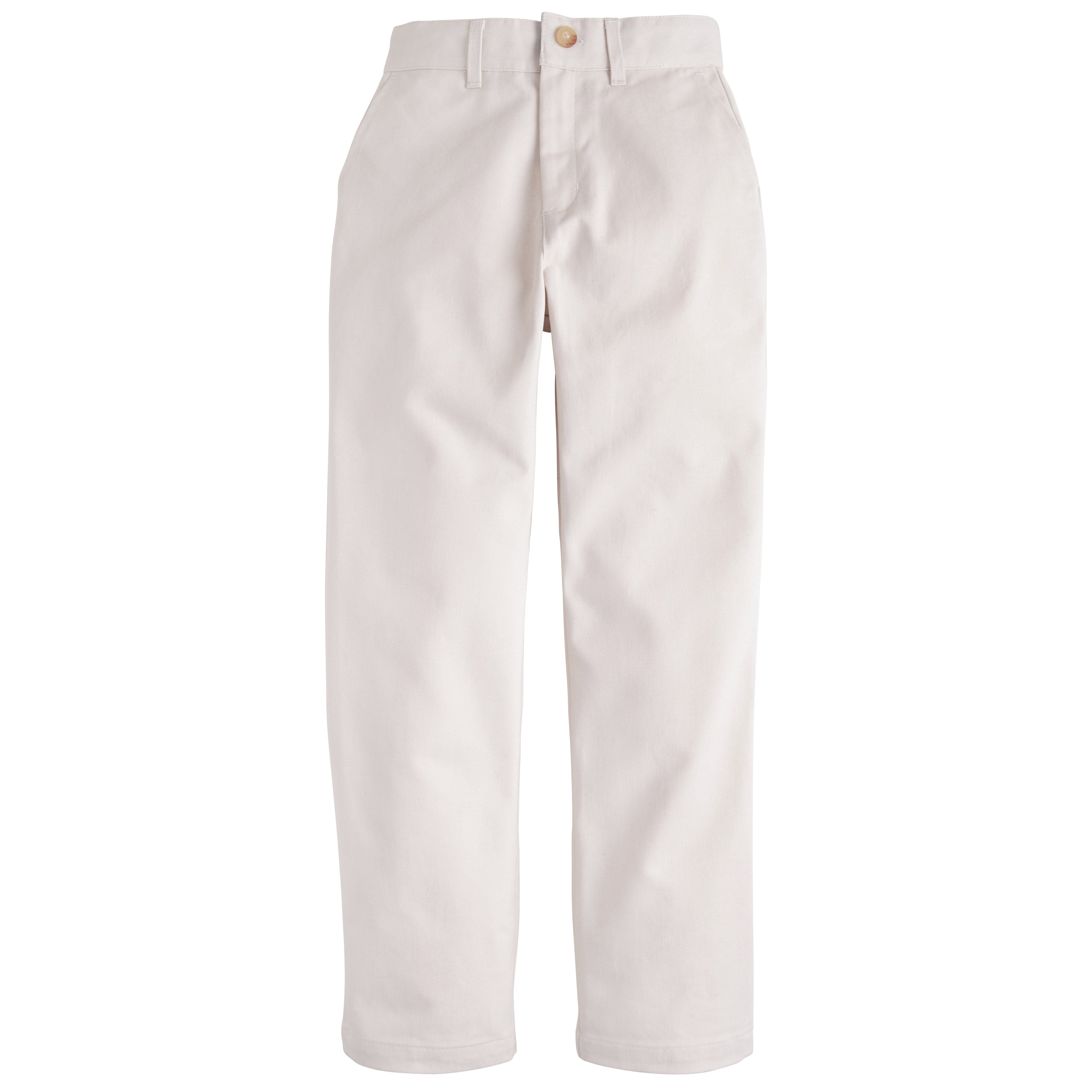 Khaki Twill Pants - Boys School Clothes | Little English