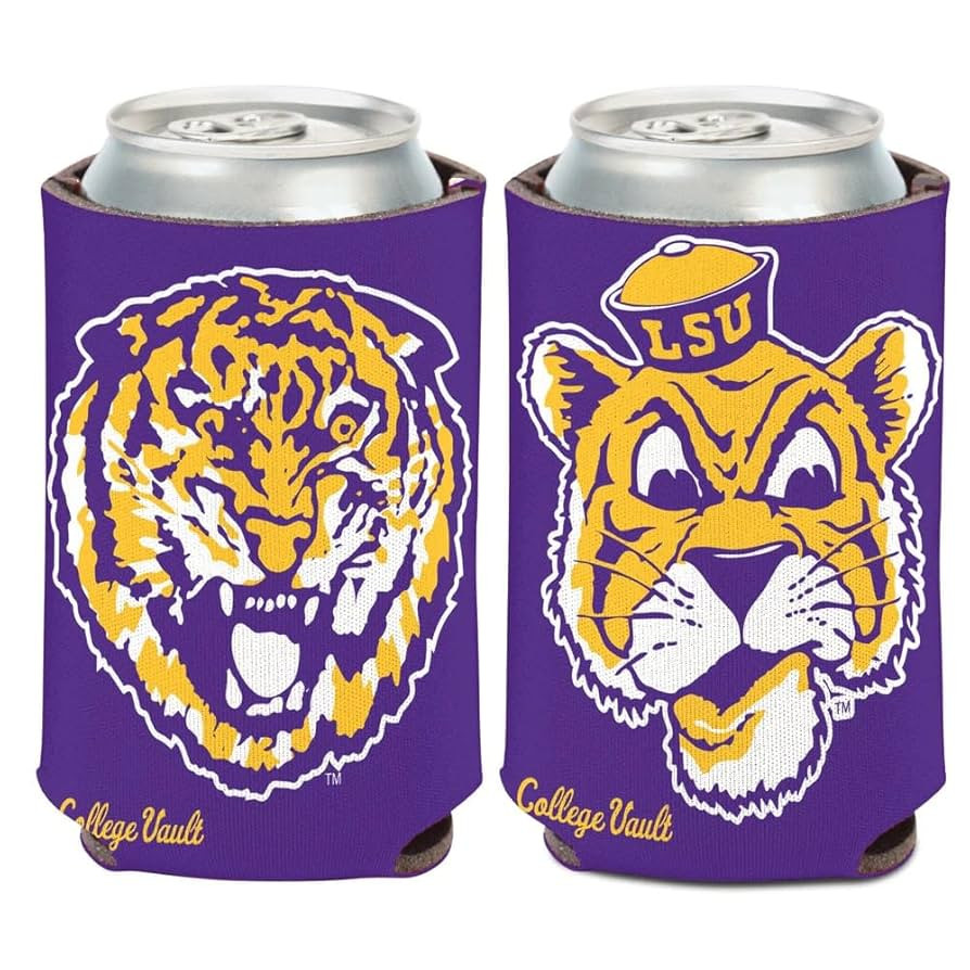 WinCraft LSU Tigers Official NCAA 12 oz. Insulated Coozie Can Cooler by 165916 | Amazon (US)