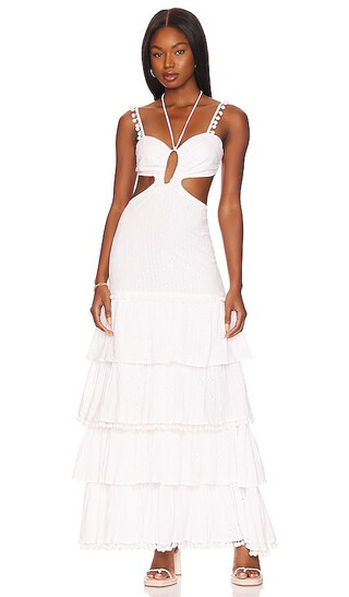 Shauna Maxi Dress in White | Revolve Clothing (Global)