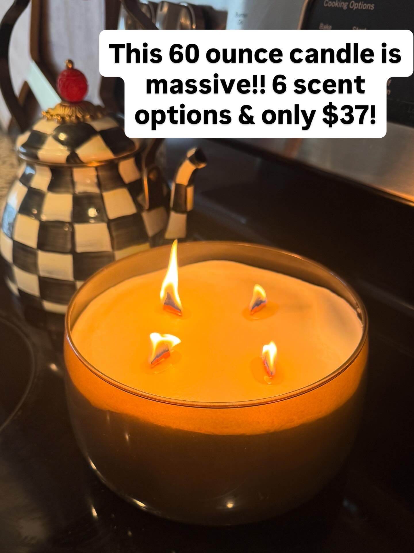 This candle is HUGE, affordable and smells amazing!

#LTKHome