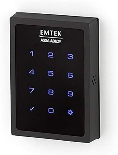 Emtek Empowered Motorized Touchscreen Keypad Smart Deadbolt - Connected by August, Flat Black Coa... | Amazon (US)