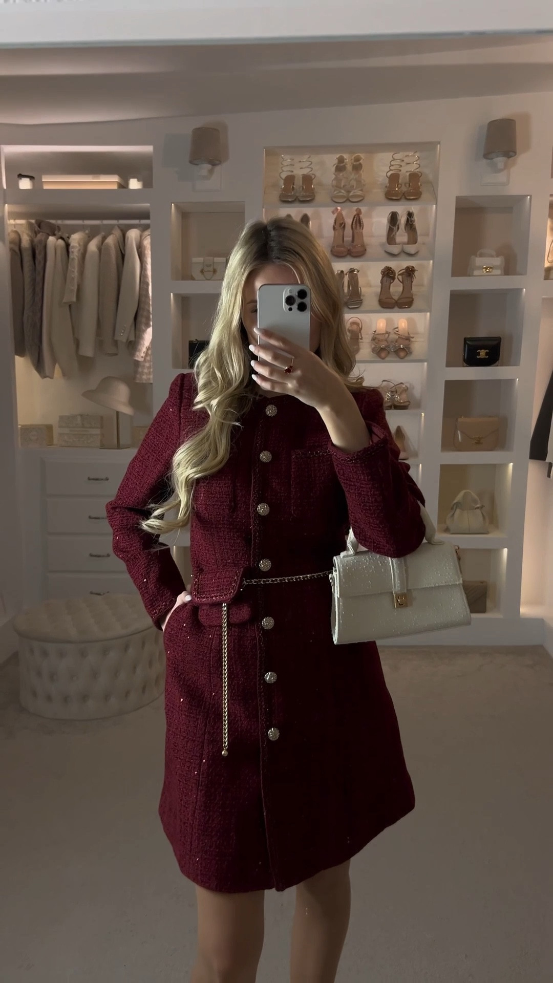 Autumn outfit inspo 🍂 love this burgundy tweed dress - so chic and classy 

#burgundy #tweeddress #goelia #LTKdeutschland #LTKfall #boucle #LTKtweed #LTKfestive

#LTKautumn #LTKstyletip #LTKkleider