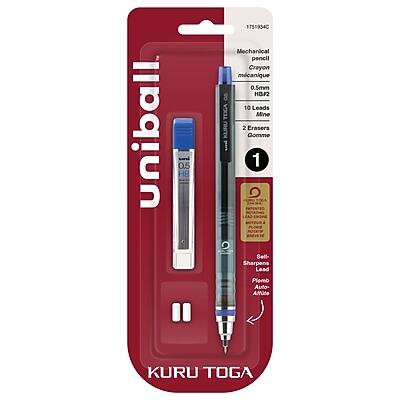 uni-ball - Kuru Toga Mechanical Pencil, 0.5mm, #2 Hard Lead - Black | Best Buy U.S.