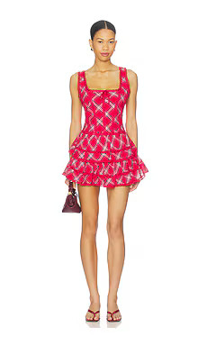 LoveShackFancy Torres Dress in Cherry Jubilee from Revolve.com | Revolve Clothing (Global)