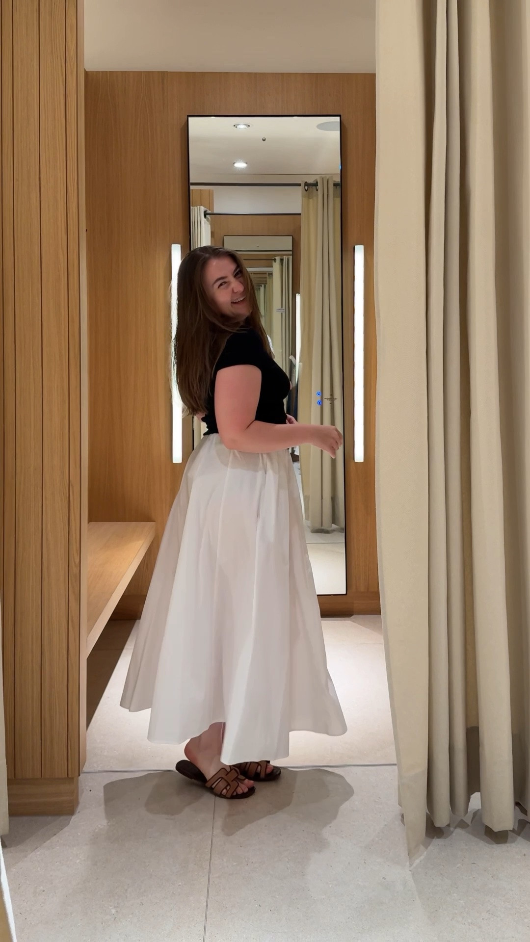 POV - trying on clothes as a petite girl