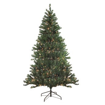 Northlight 6-ft Pine Pre-lit Artificial Christmas Tree with Incandescent Lights | Lowe's