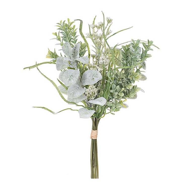White Astilbe and Lamb's Ear Bouquet | Kirkland's Home