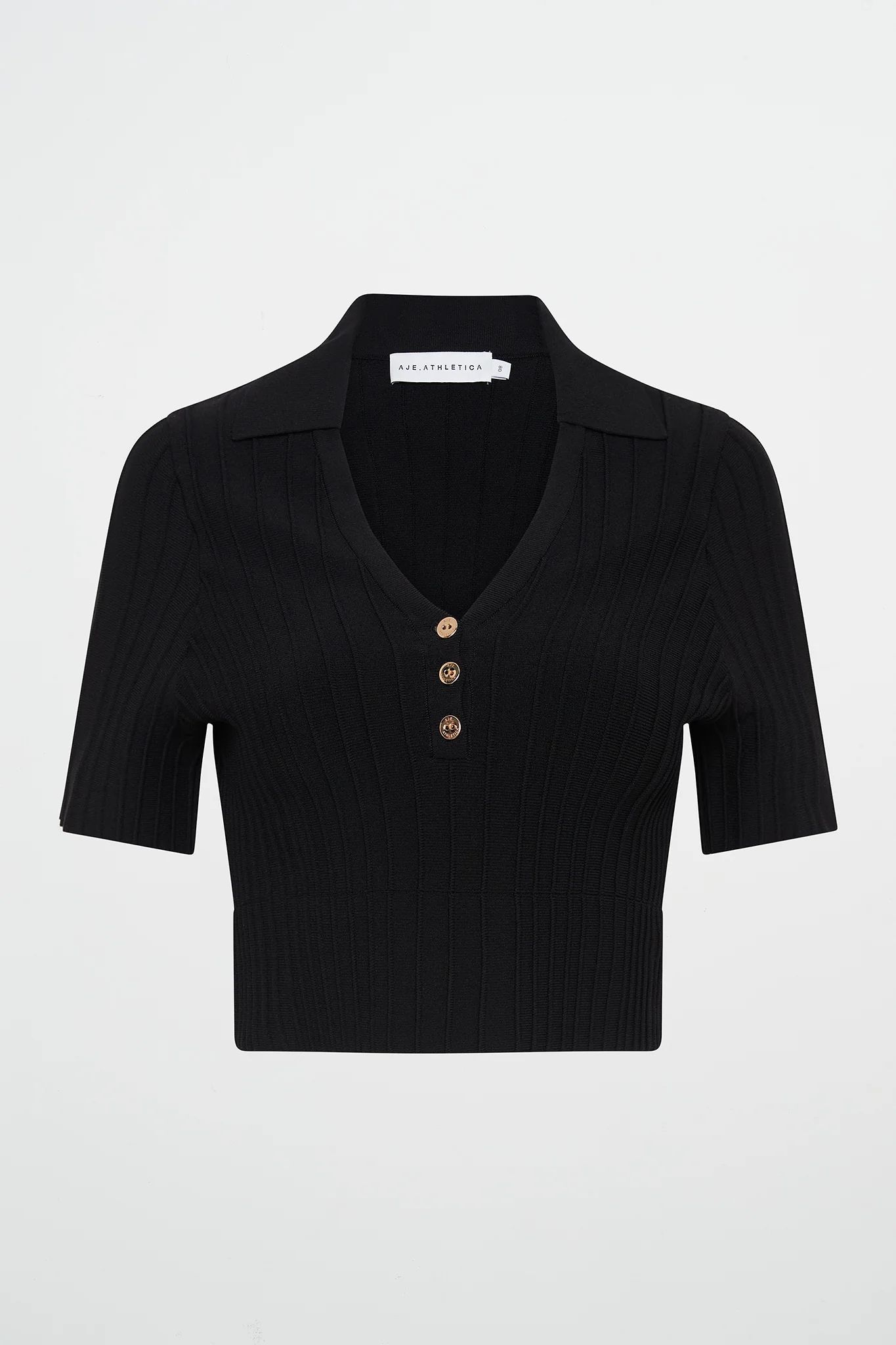 Knitted Polo Top 341 | Aje.(Global)