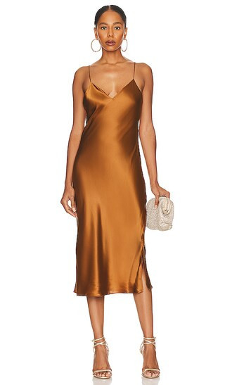 Raven Dress in Toffee | black tie wedding guest dress black tie dress black tie optional dress | Revolve Clothing (Global)