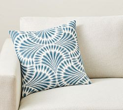 Soleil Embroidered Pillow | Pottery Barn (US)